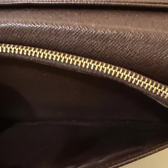 Louis Vuitton PROJECT Brown Checkered Custom Wallet with initial KY Authentic - Picture 13 of 16